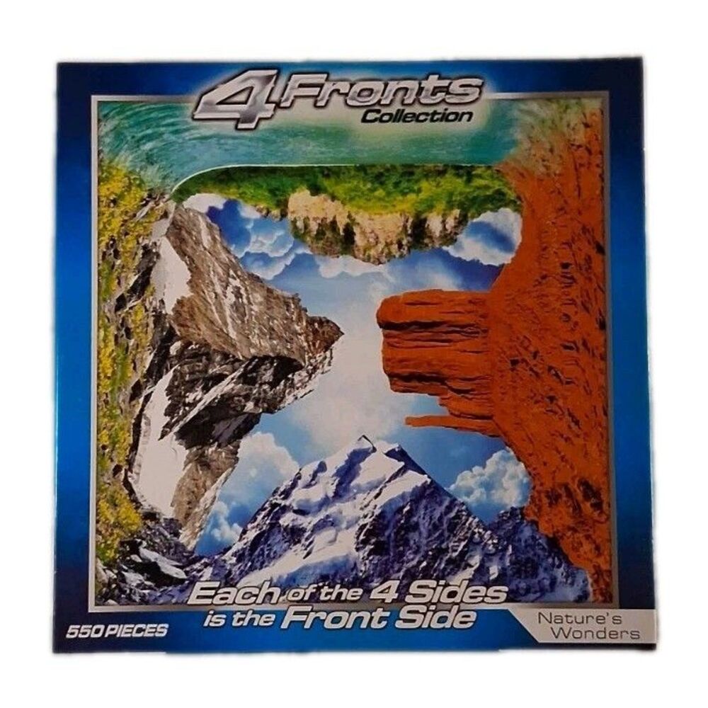 A Broader View Nature's Wonders 4 Fronts Collection 550 Piece Puzzle